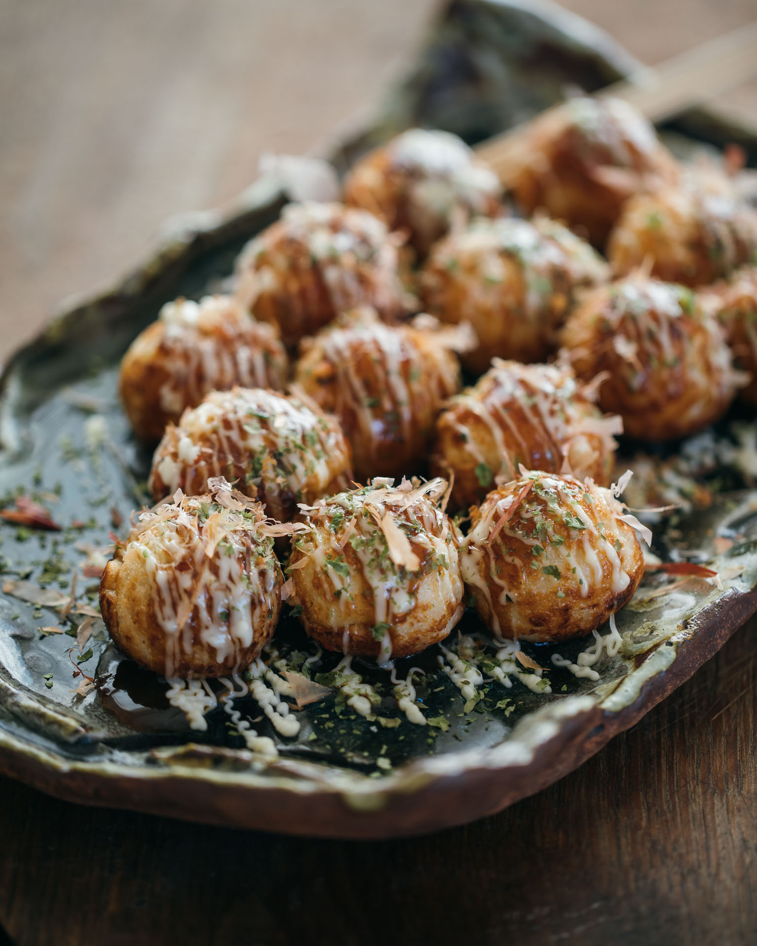 Gindaco Takoyaki - Balls of Dough Filled with Octopus Lava